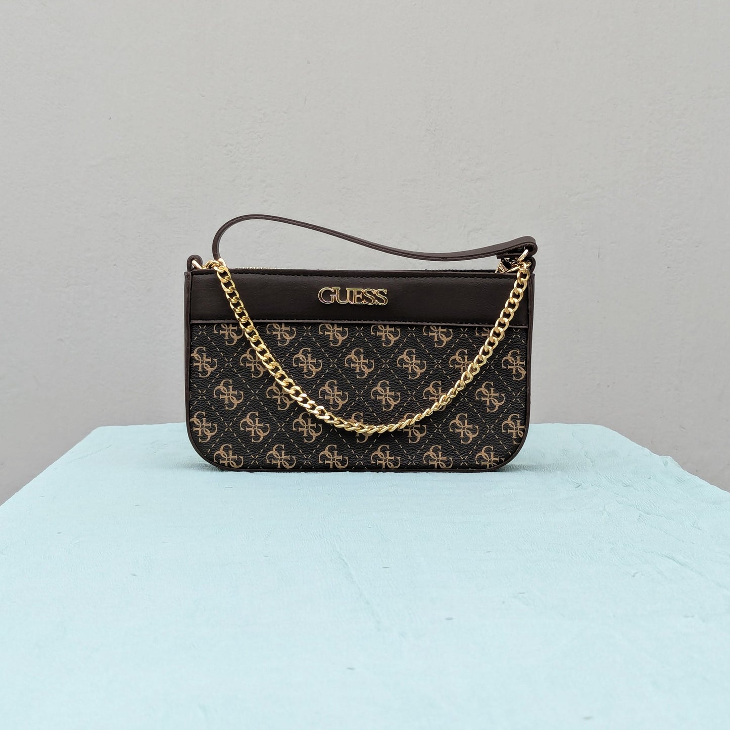 Guess Noelle [Inspired] Shoulder Bag - Brown and Black