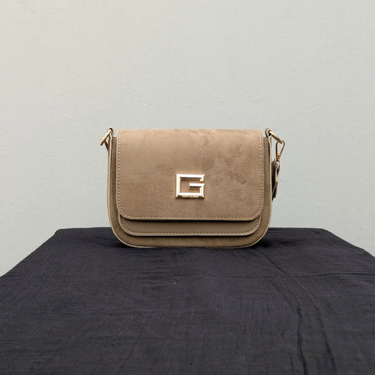 Guess [Inspired] Crossbody Bag - Beige