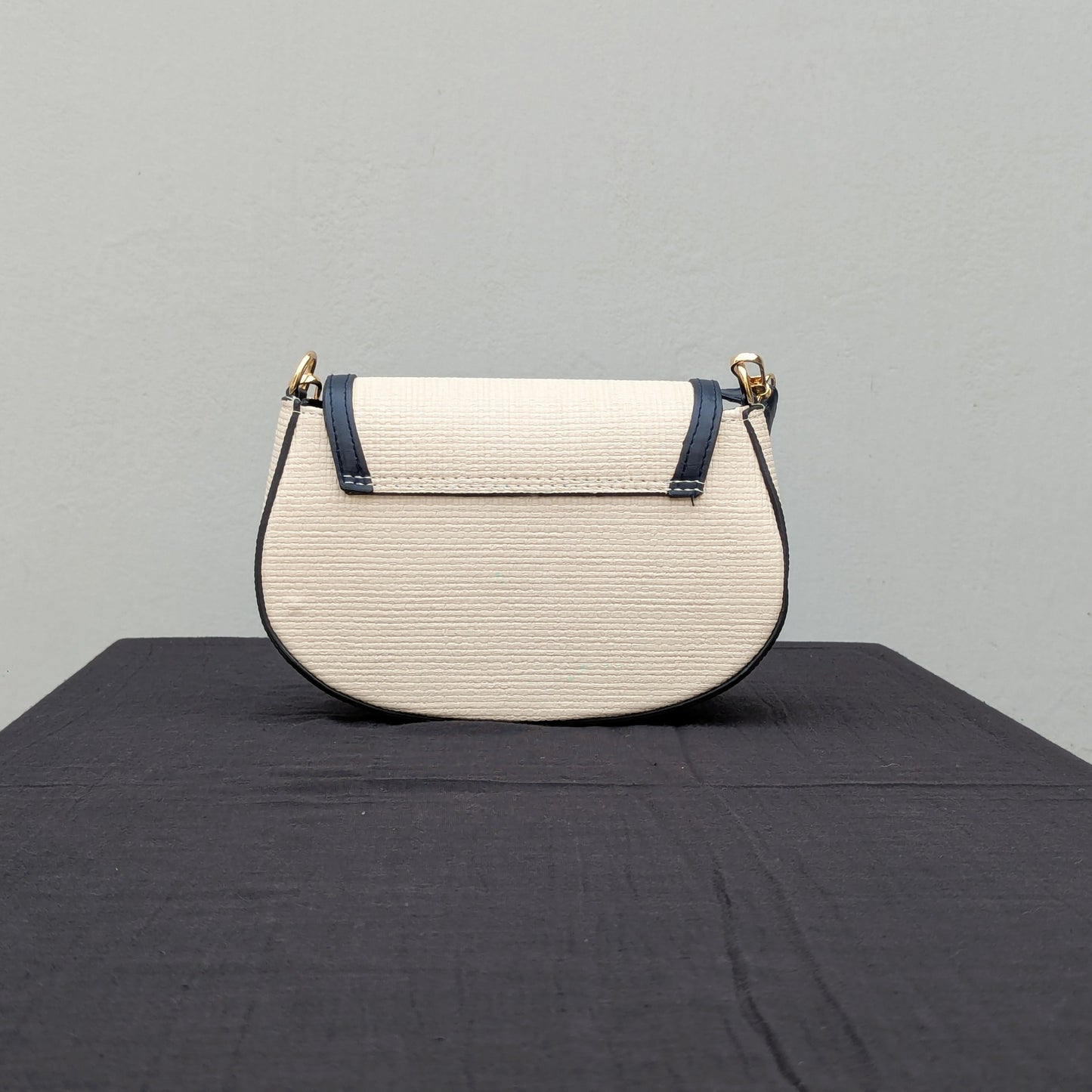 Celine Besace [Inspired] Crossbody Bag - White and Black